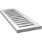 Ekena Millwork Arch Top Surface Mount PVC Gable Vent: Non-Functional, w/2"W x 1-1/2"P Brickmould Frame, 12"W x 32"H GVPAR12X3202SN - alternate 3